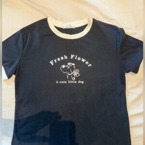 Cute tee shirt, high quality fabric cotton, summer tees,